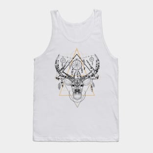 Deer in aztec style Tank Top